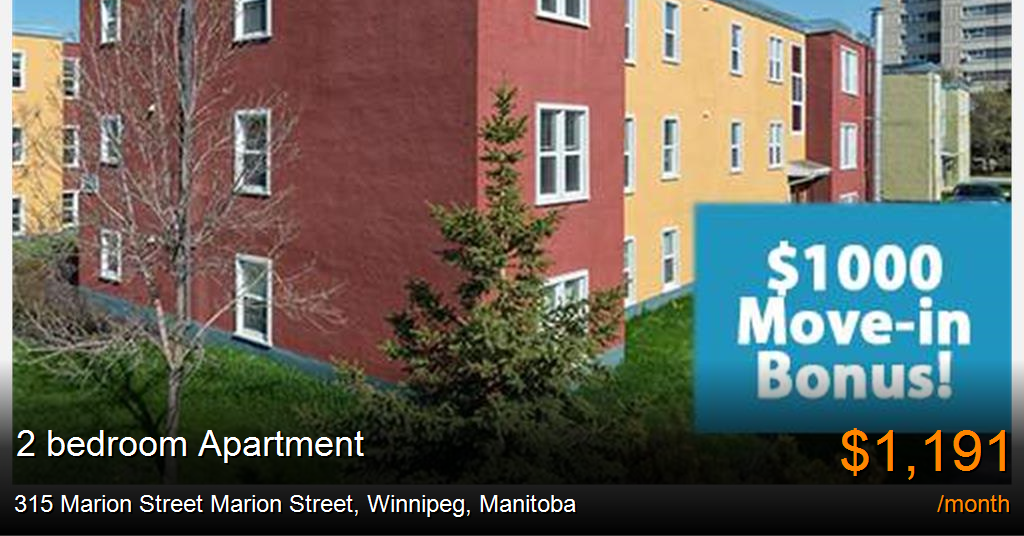 315 marion street marion street, winnipeg Apartment for Rent
