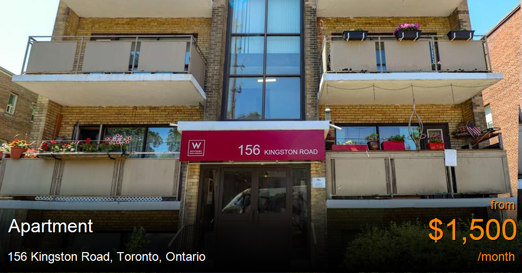 156 Kingston Road, Toronto Apartment for Rent