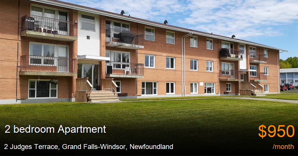 2 Judges Terrace, Grand FallsWindsor Apartment for Rent