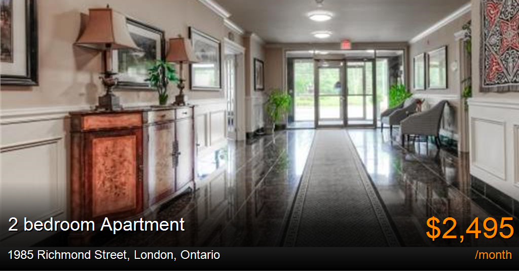 1985 richmond street, london Apartment for Rent