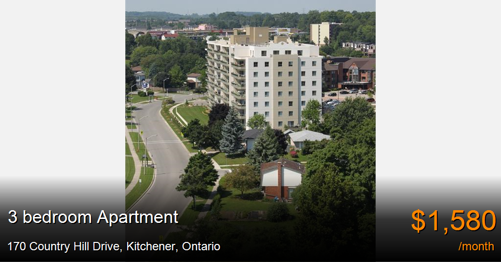 170 country hill drive, kitchener Apartment for Rent