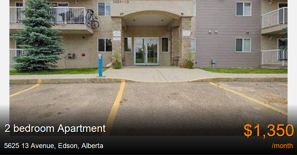 5625 13 avenue, edson Apartment for Rent