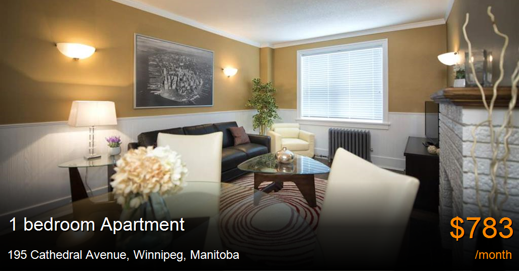 195 cathedral avenue, winnipeg Apartment for Rent