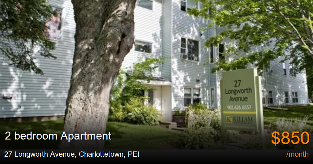 27 longworth avenue, charlottetown Apartment for Rent