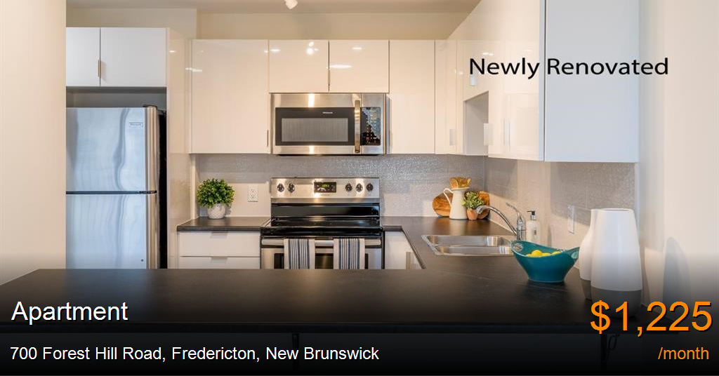 700 forest hill road, fredericton Apartment for Rent