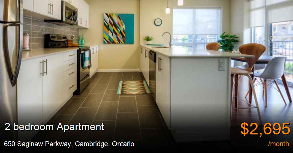 650 Saginaw Parkway, Cambridge Apartment for Rent