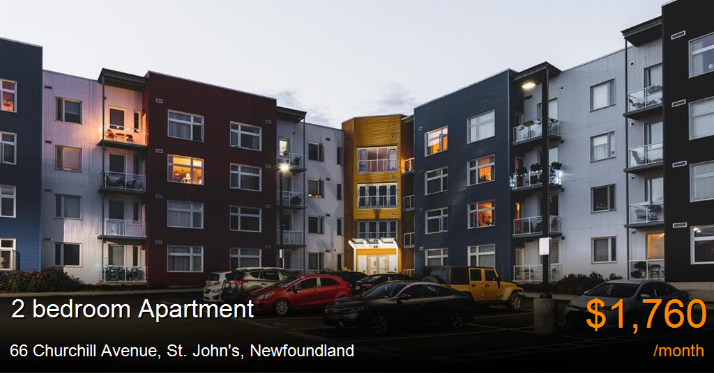66 Churchill Avenue, St. John's Apartment for Rent
