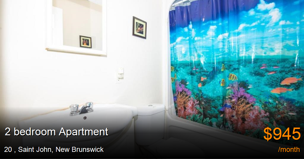 20, saint john Apartment for Rent