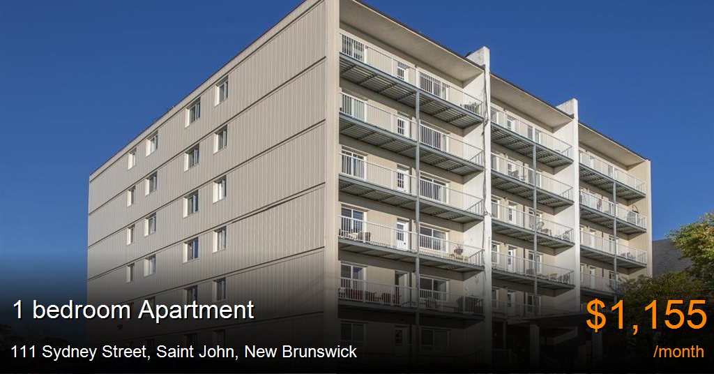 111 Sydney Street, Saint John Apartment for Rent