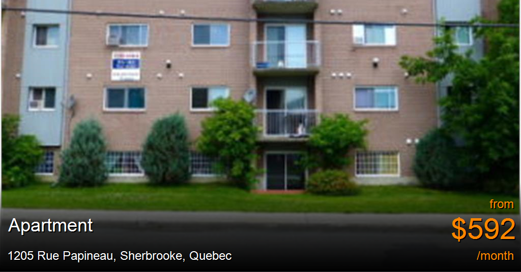 1205 rue papineau, sherbrooke Apartment for Rent