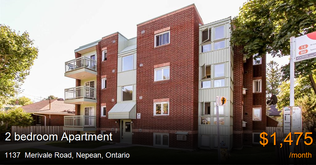 1137 merivale road, nepean Apartment for Rent