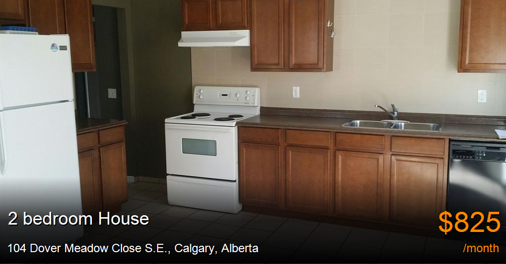 104 dover meadow close s.e., calgary House for Rent