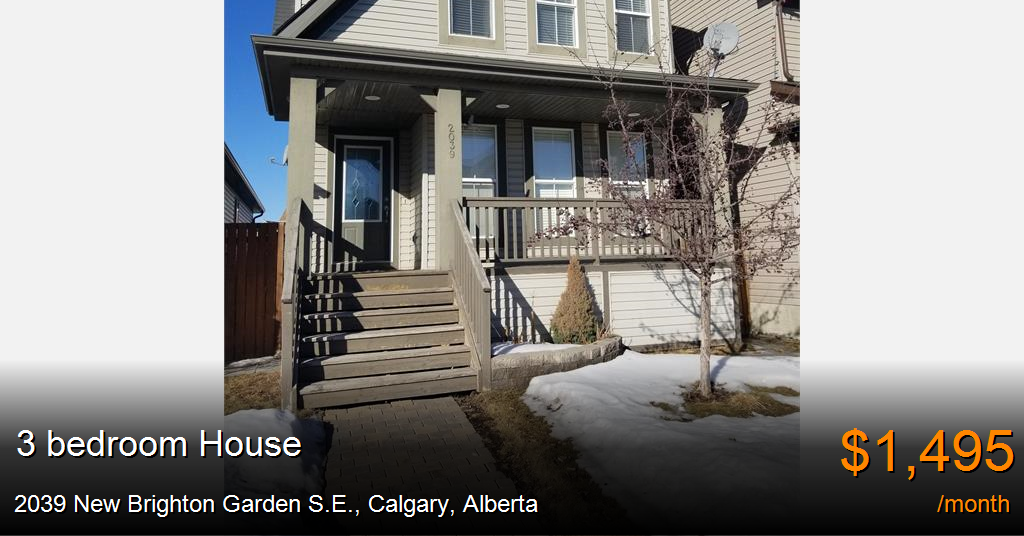 2039 new brighton garden s.e., calgary House for Rent