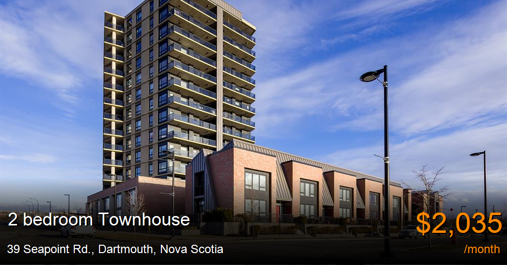 39 seapoint rd., dartmouth Townhouse for Rent