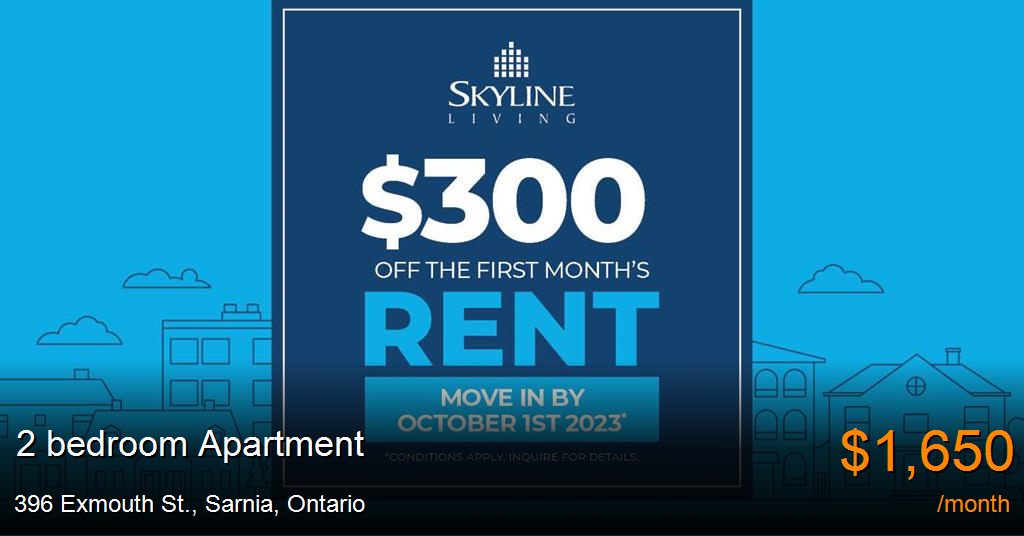 396 exmouth st., sarnia Apartment for Rent