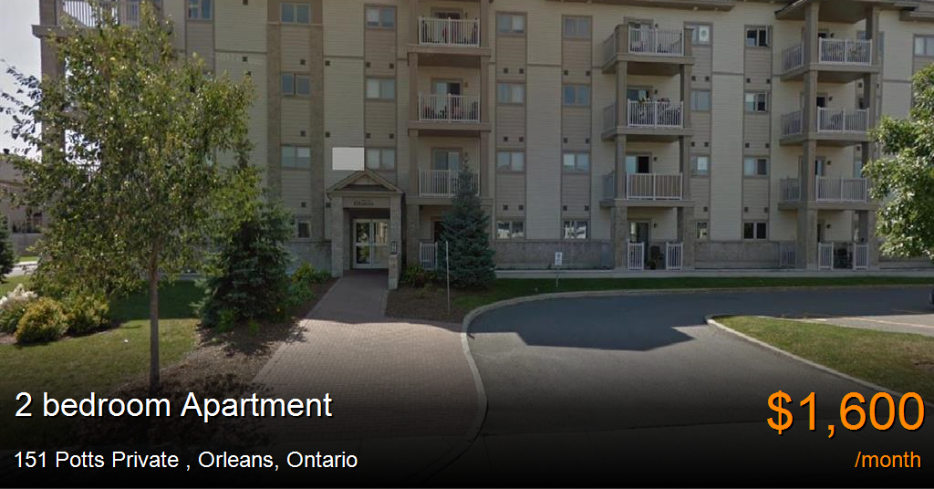 151 potts private, orleans Apartment for Rent