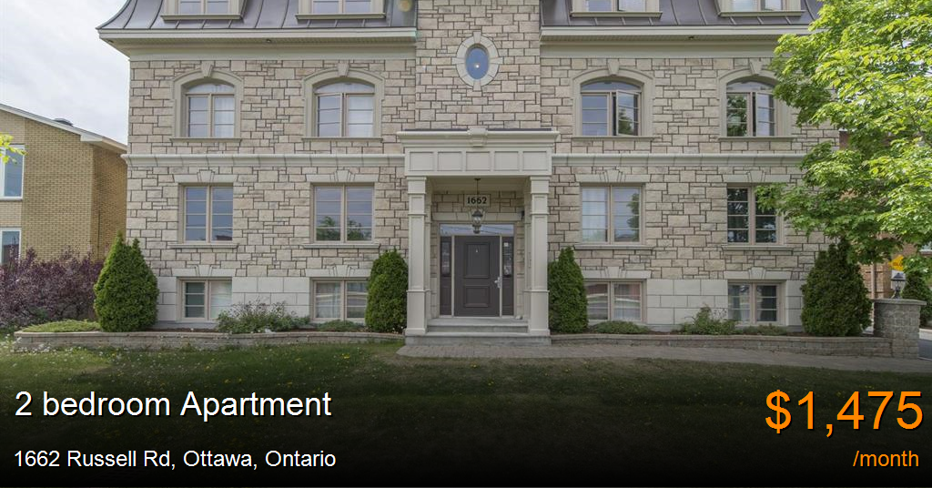 1662 russell rd, ottawa Apartment for Rent