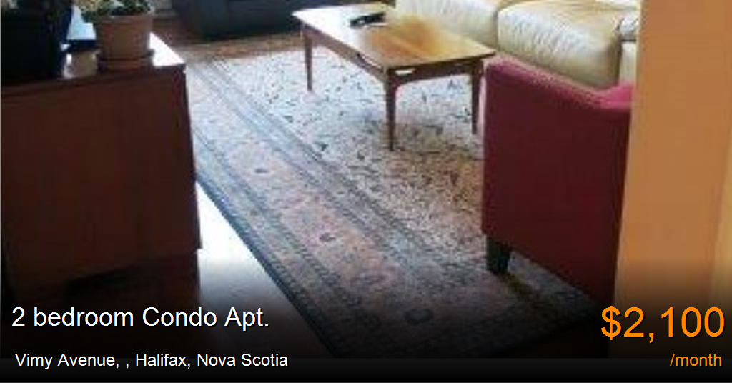 vimy avenue,, halifax Condo Apt. for Rent