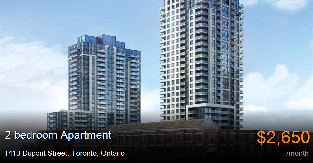 1410 Dupont Street, Toronto Apartment for Rent B91541