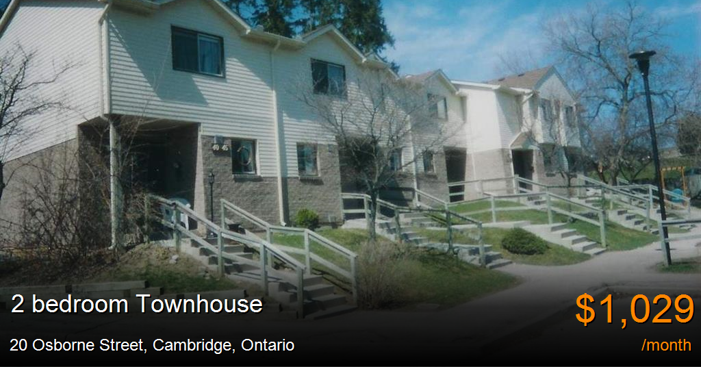 20 Osborne Street, Cambridge Townhouse for Rent B92027