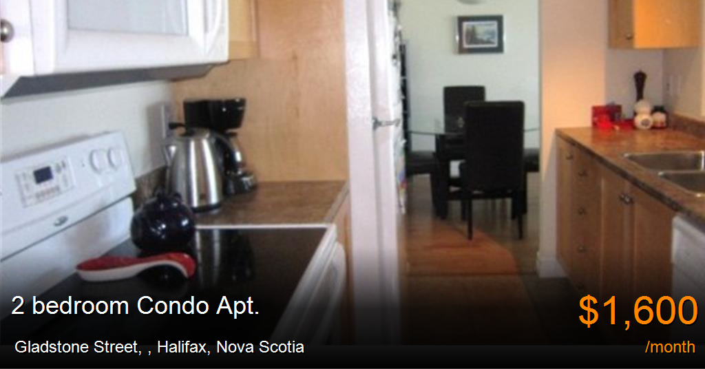 gladstone street,, halifax Condo Apt. for Rent