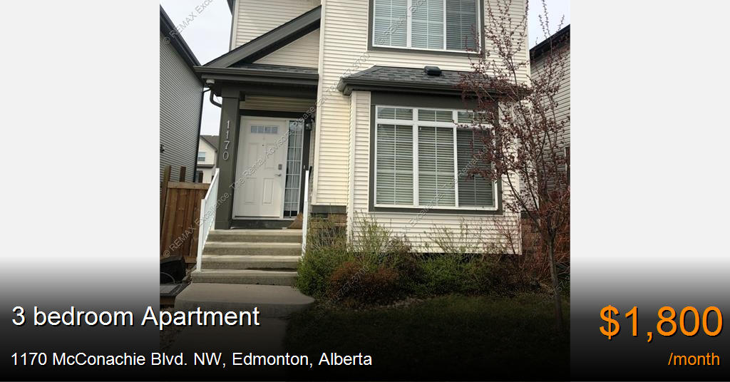 1170 mcconachie blvd. nw, edmonton Apartment for Rent