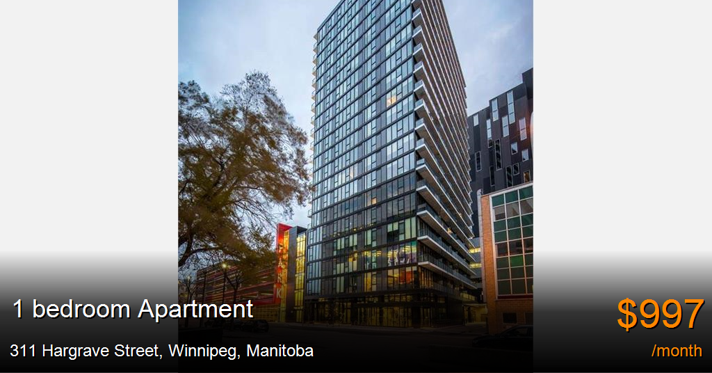311 hargrave street, winnipeg Apartment for Rent