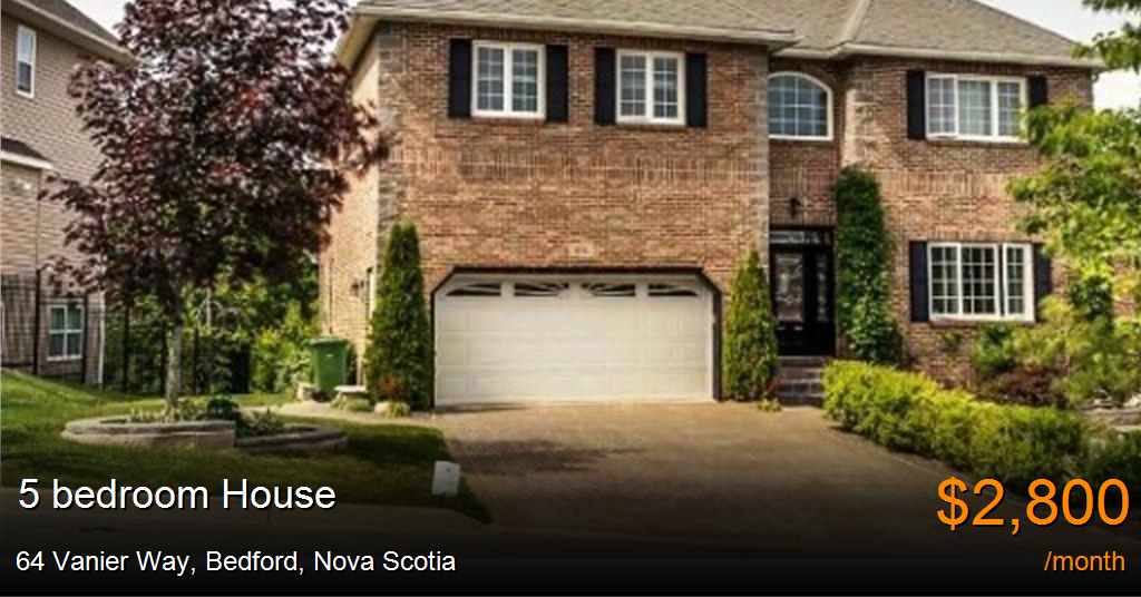 64 vanier way, bedford House for Rent
