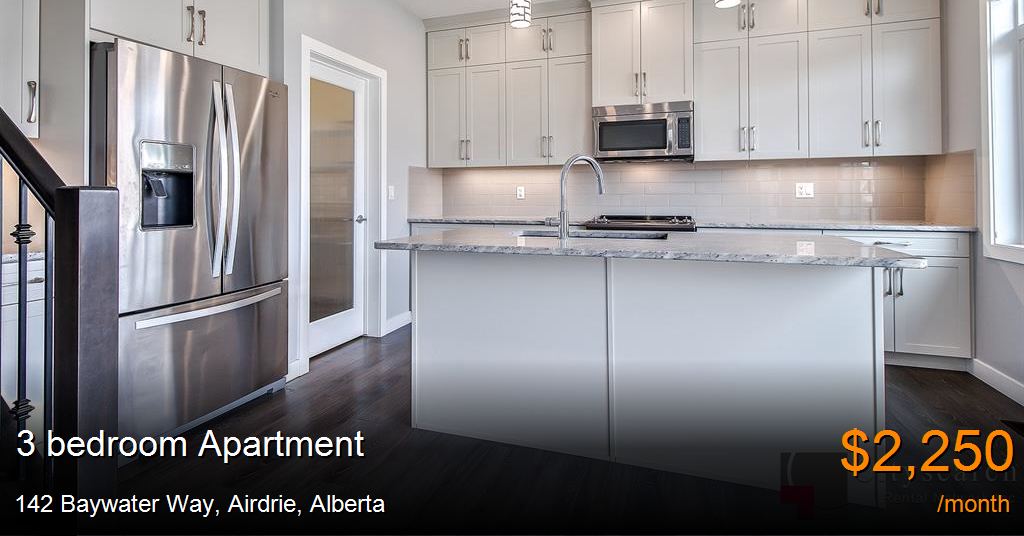 142 baywater way, airdrie Apartment for Rent