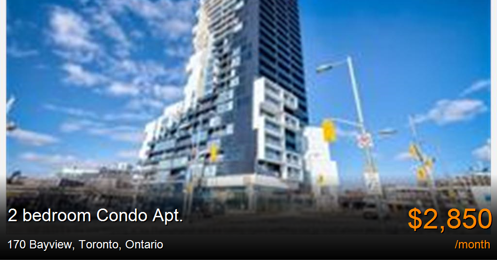 170 bayview, toronto Condo Apt. for Rent