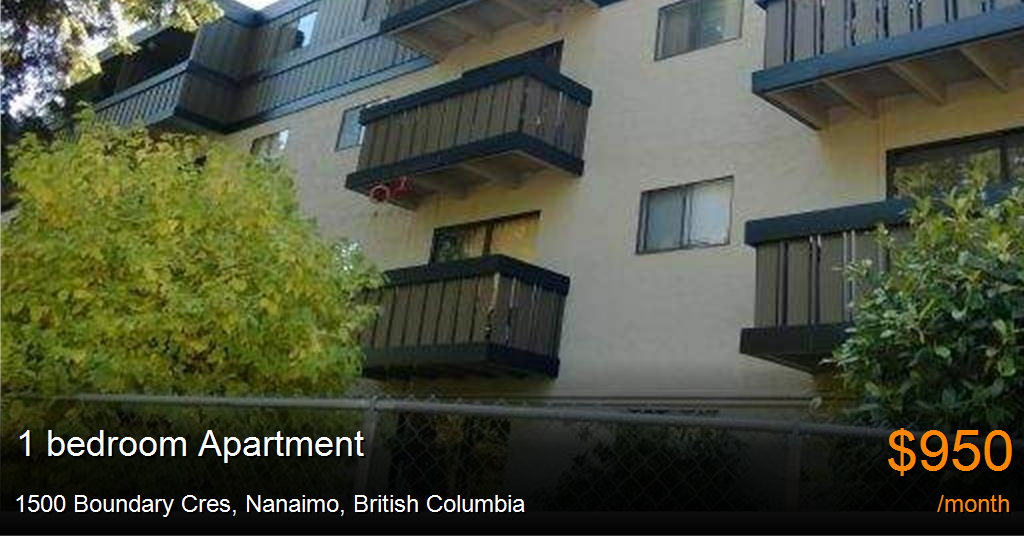 1500 boundary cres, nanaimo Apartment for Rent
