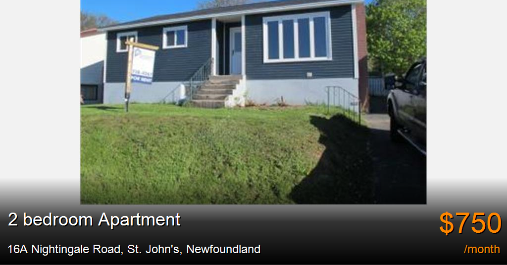 16a nightingale road, st. john's Apartment for Rent