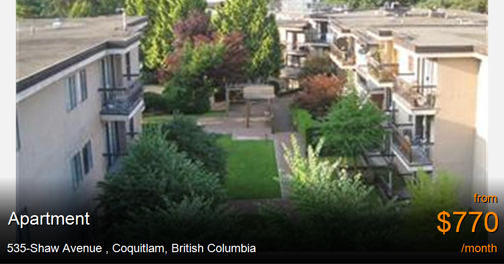 535shaw avenue, coquitlam Apartment for Rent
