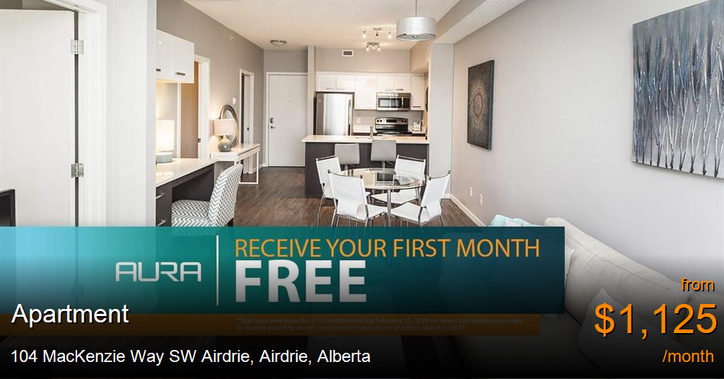 104 MacKenzie Way SW Airdrie, Airdrie Apartment for Rent