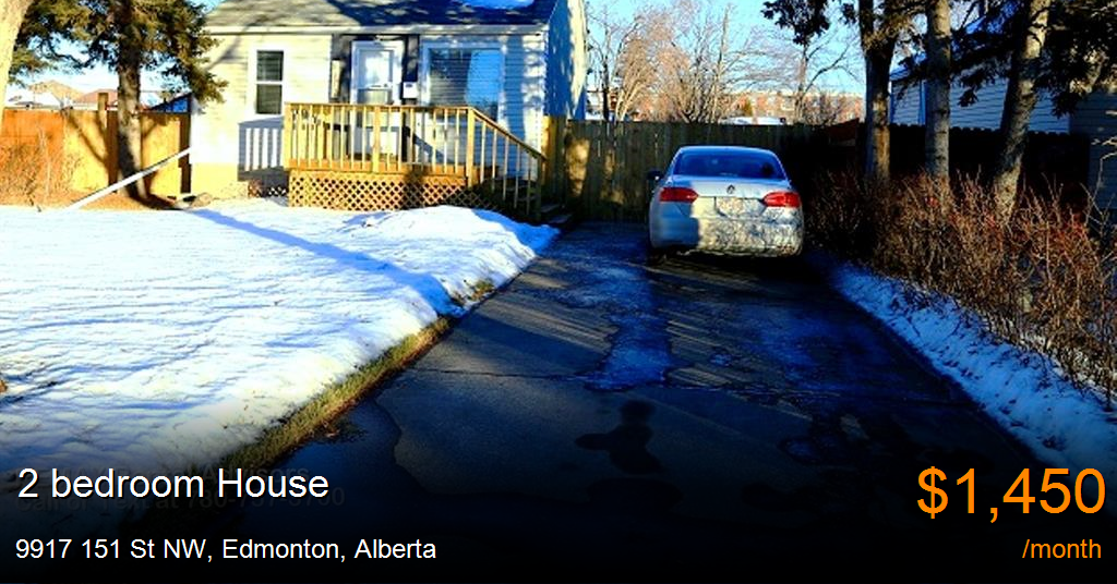 9917 151 st nw, edmonton House for Rent