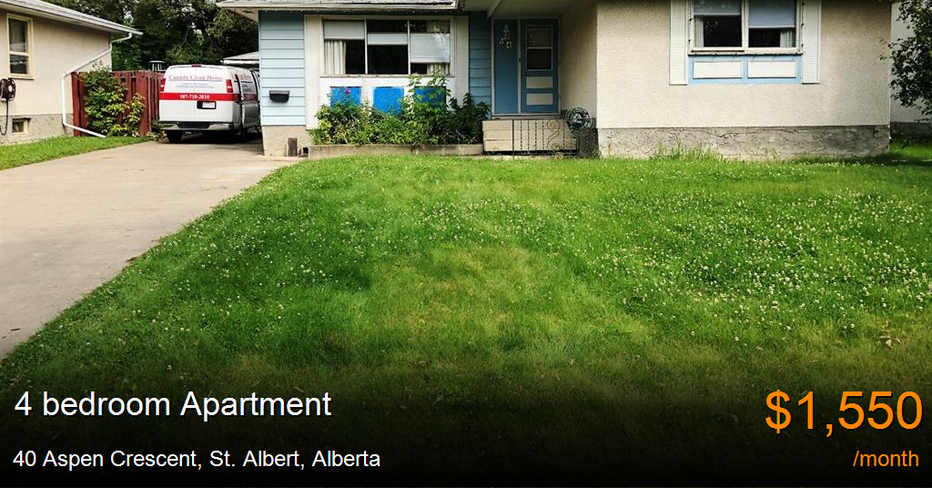40 aspen crescent, st. albert Apartment for Rent