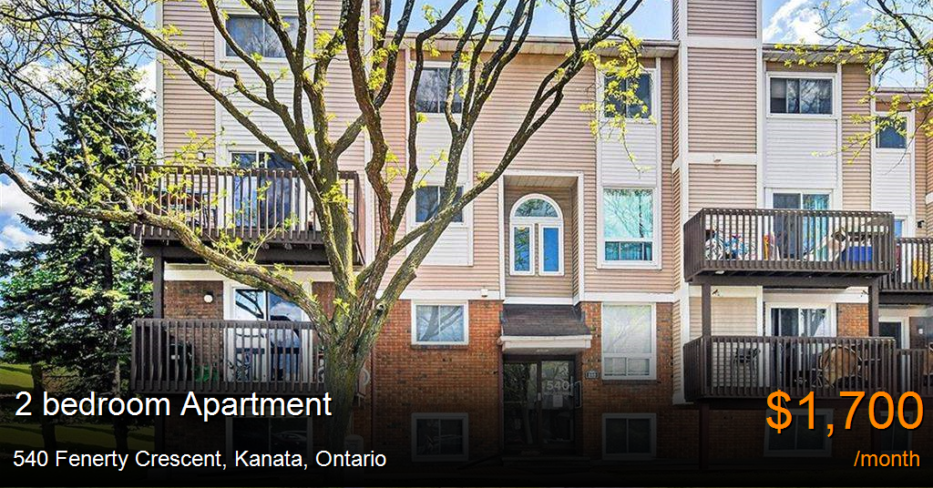 540 fenerty crescent, kanata Apartment for Rent