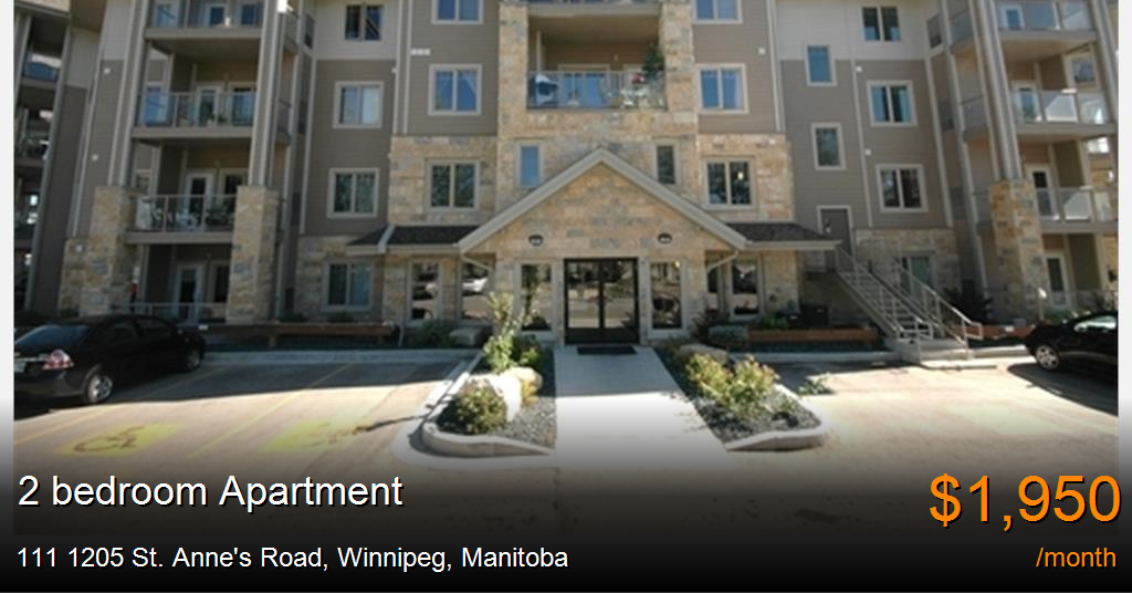 111 1205 St. Anne's Road, Winnipeg Apartment for Rent