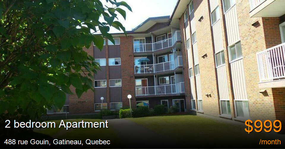 488 rue Gouin, Gatineau Apartment for Rent