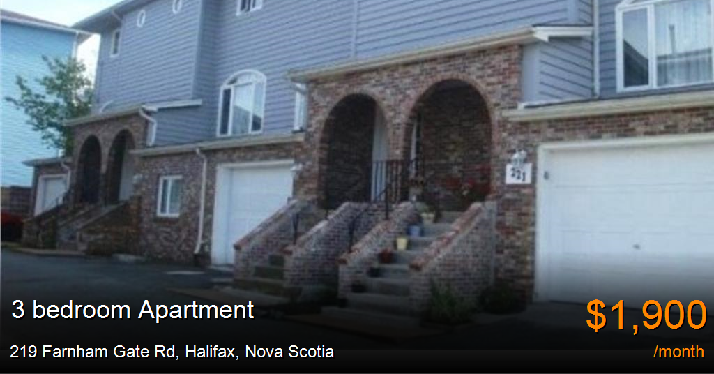 219 farnham gate rd, halifax Apartment for Rent