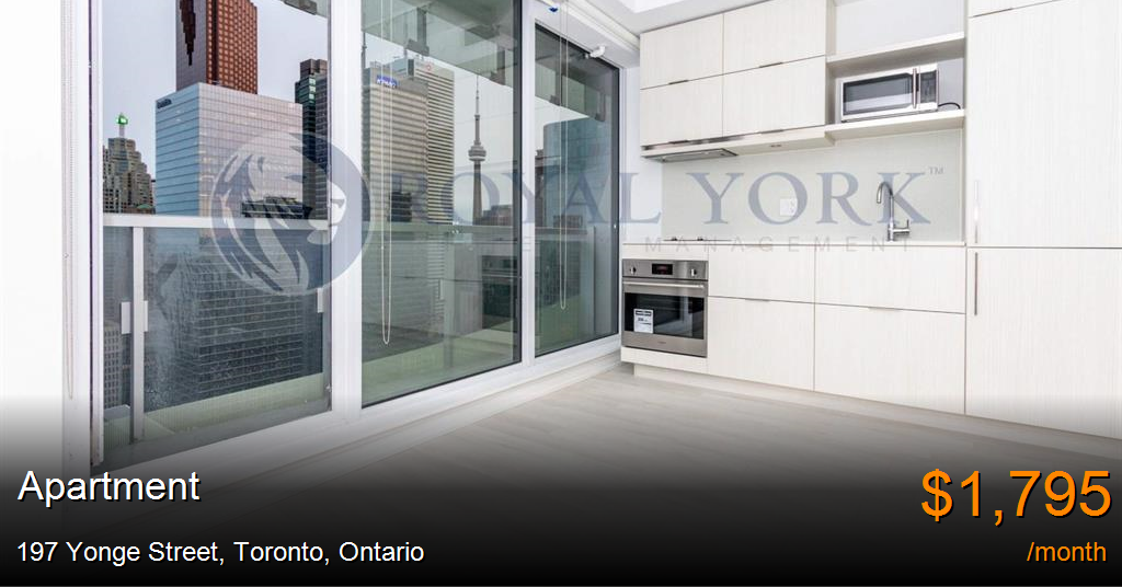 197 yonge street, toronto Apartment for Rent