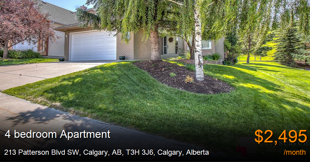 213 Patterson Blvd SW, Calgary, AB, T3H 3J6, Calgary Apartment for Rent