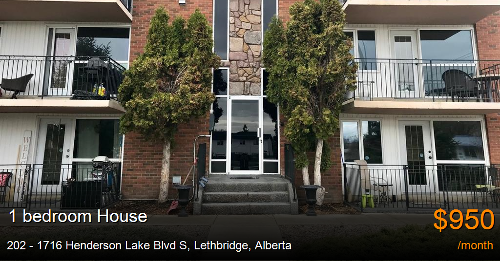 202 1716 henderson lake blvd s, lethbridge House for Rent