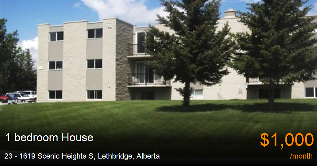 23 1619 scenic heights s, lethbridge House for Rent