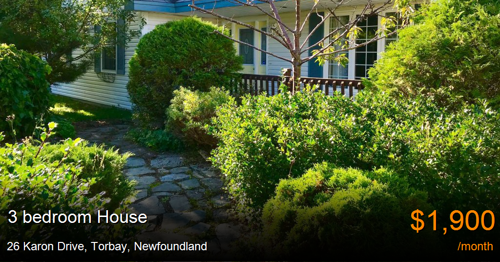 26 karon drive, torbay House for Rent