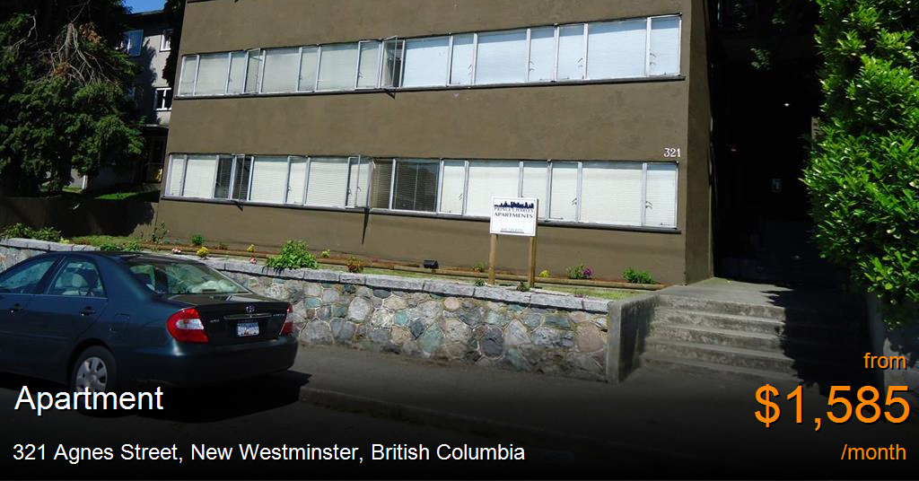 321 agnes street, new westminster Apartment for Rent