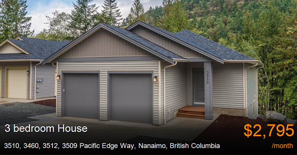 3510, 3460, 3512, 3509 pacific edge way, nanaimo House for Rent