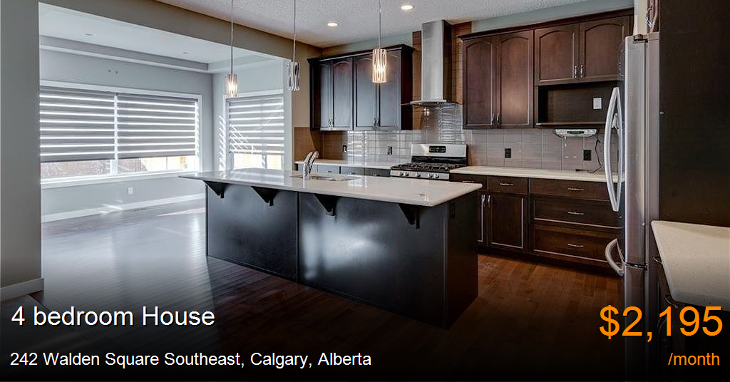 242 Walden Square Southeast, Calgary House for Rent