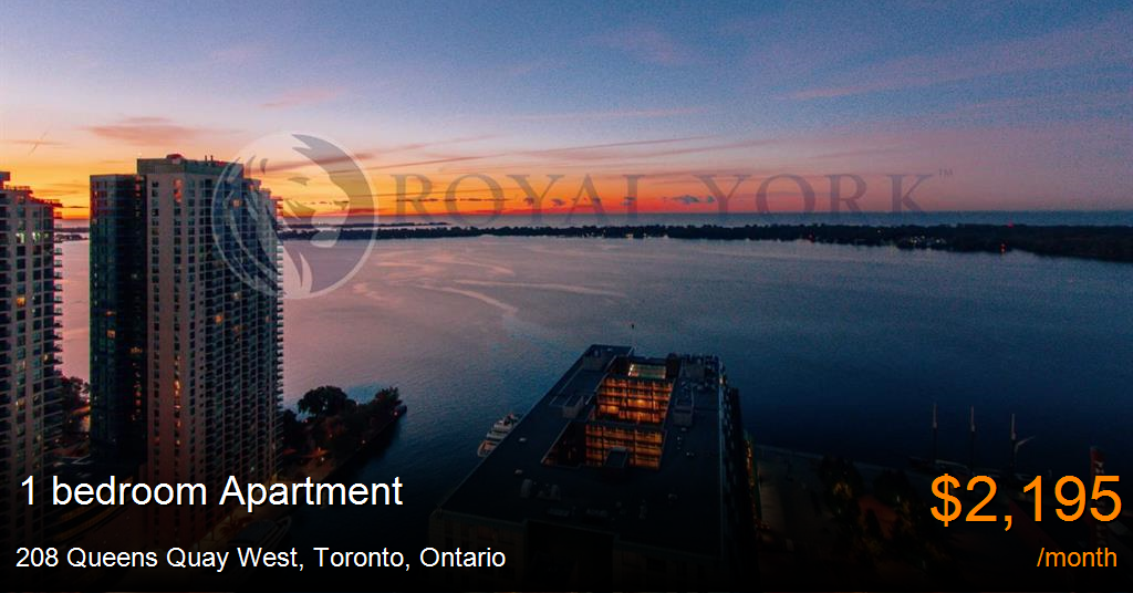 208 Queens Quay West, Toronto Apartment for Rent B96571
