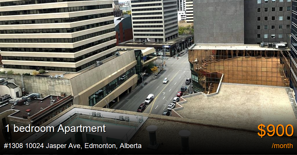 1308 10024 jasper ave, edmonton Apartment for Rent